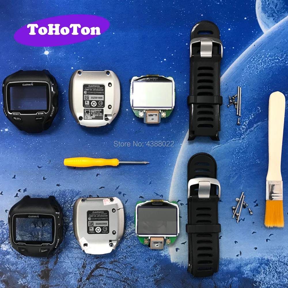 Совершенно новый передний чехол стеклянный экран для Garmin Forerunner 910XT GPS Watch передняя