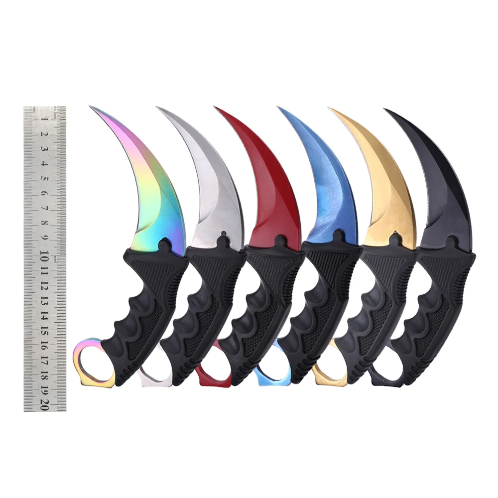 JelBo Karambit коготь нож фиксированный CS GO Counter Strike для кемпинга Тактический охотничий