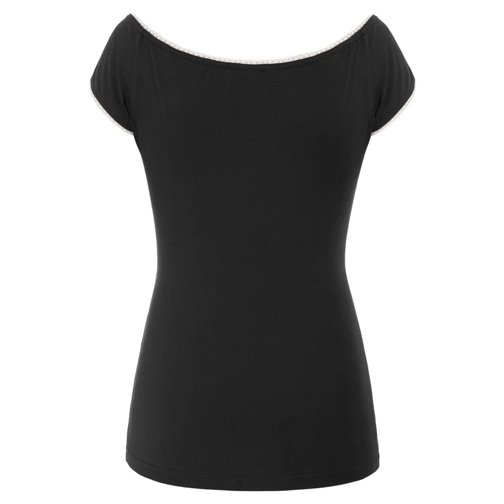 Женская Винтажная футболка с коротким рукавом хлопковая дышащая v образным