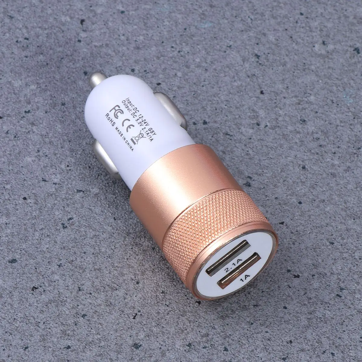 Сдвоенный USB Автомобильное зарядное устройство 2.1A для iPhone X/8 Plus/8/7 Plus/7/6s Plus/6s и