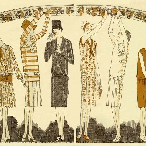 Модные Женщины 1927 плакат печать Мэри Эванс картина Librarypeter &amp Dawn Cope Collection (36X24) | Дом