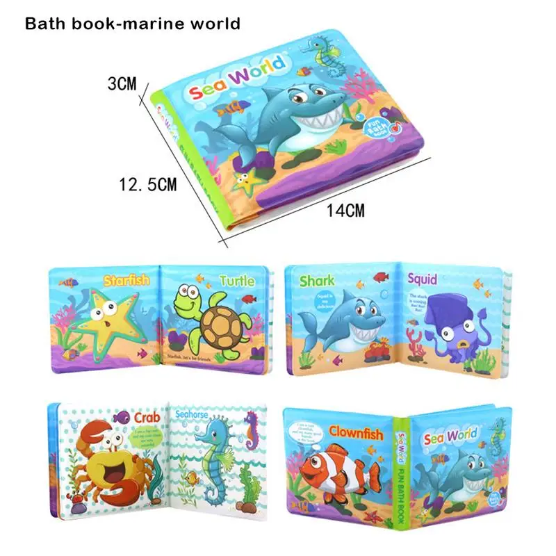 Детская тканевая книга устойчивая к разрыву встроенная Брезентовая игрушка