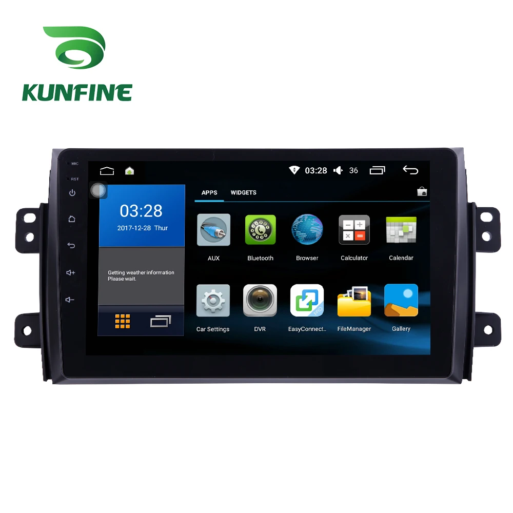 Восьмиядерный 1024*600 Android 8 1 автомобильный DVD GPS навигационный плеер Deckless стерео для