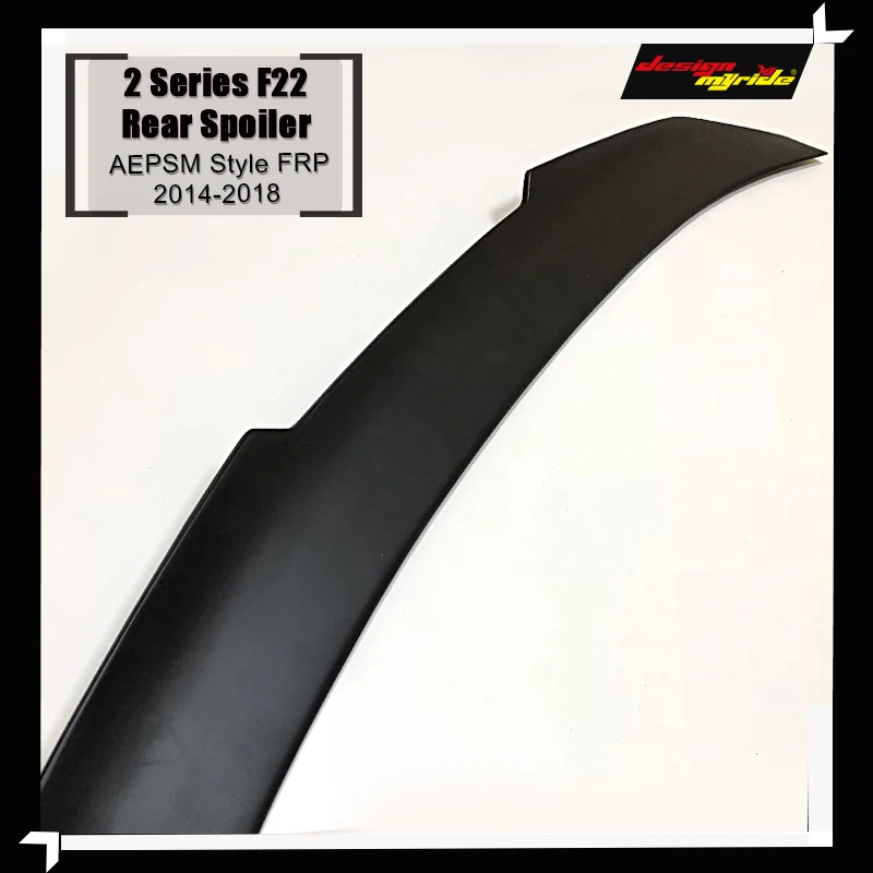 F22 Tail Wing Rear Spoiler PSM Style FRP Primer black For BMW 2-series 220i 228i 230i 235i wing Trunk Lip 2014-18 | Автомобили и