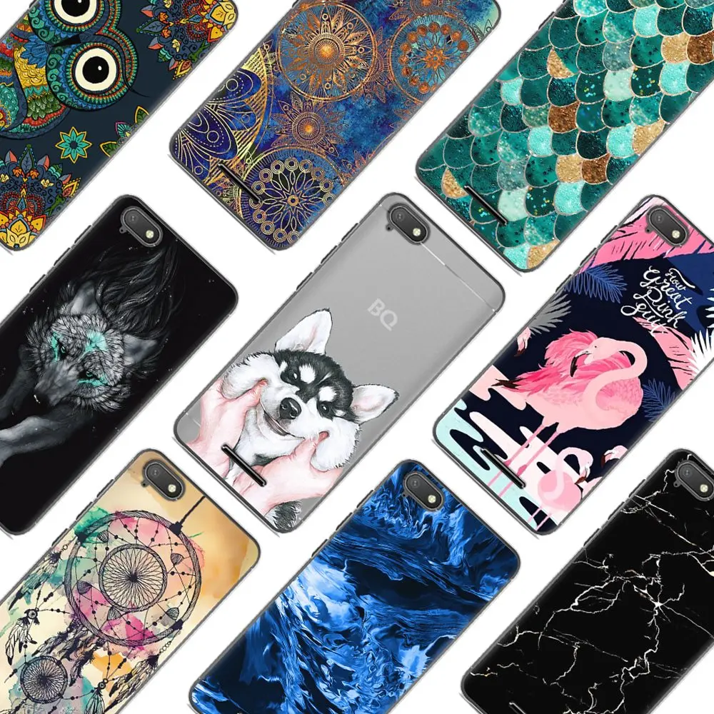 Soft Phone Case For BQ-5037 Strike Power 4G Stylish Design Colorful Painted Back Cover TPU Silicone |
