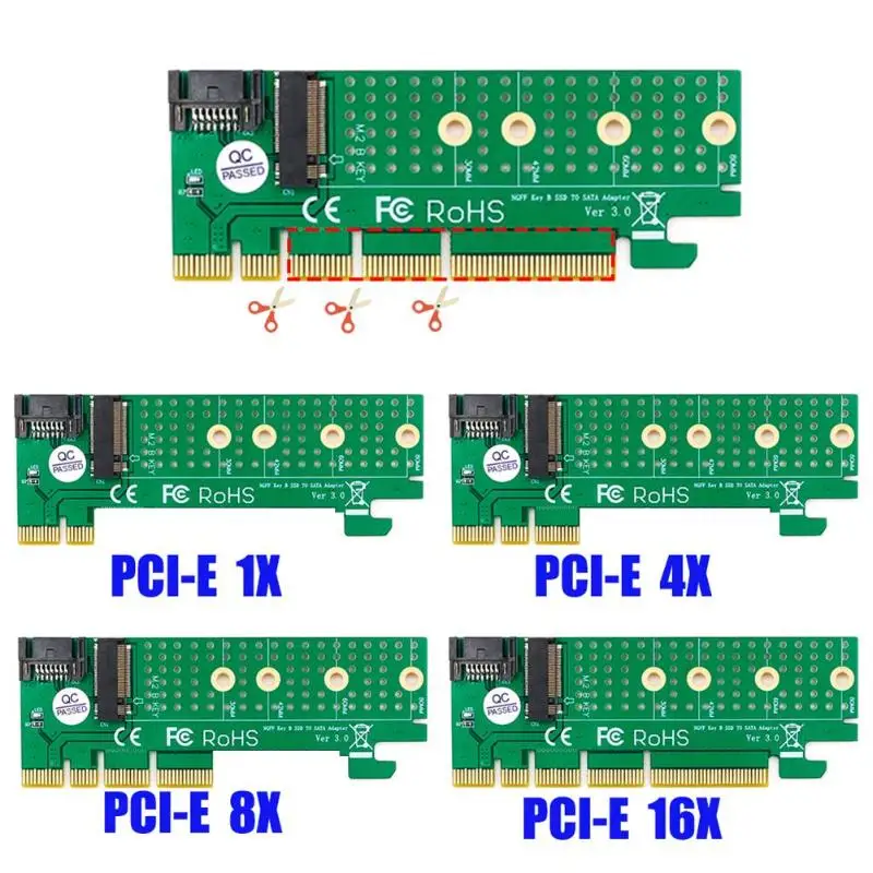 NGFF M.2 B Ключ SATA-Bus SSD в SATA3 адаптер PCI Express слот SATA