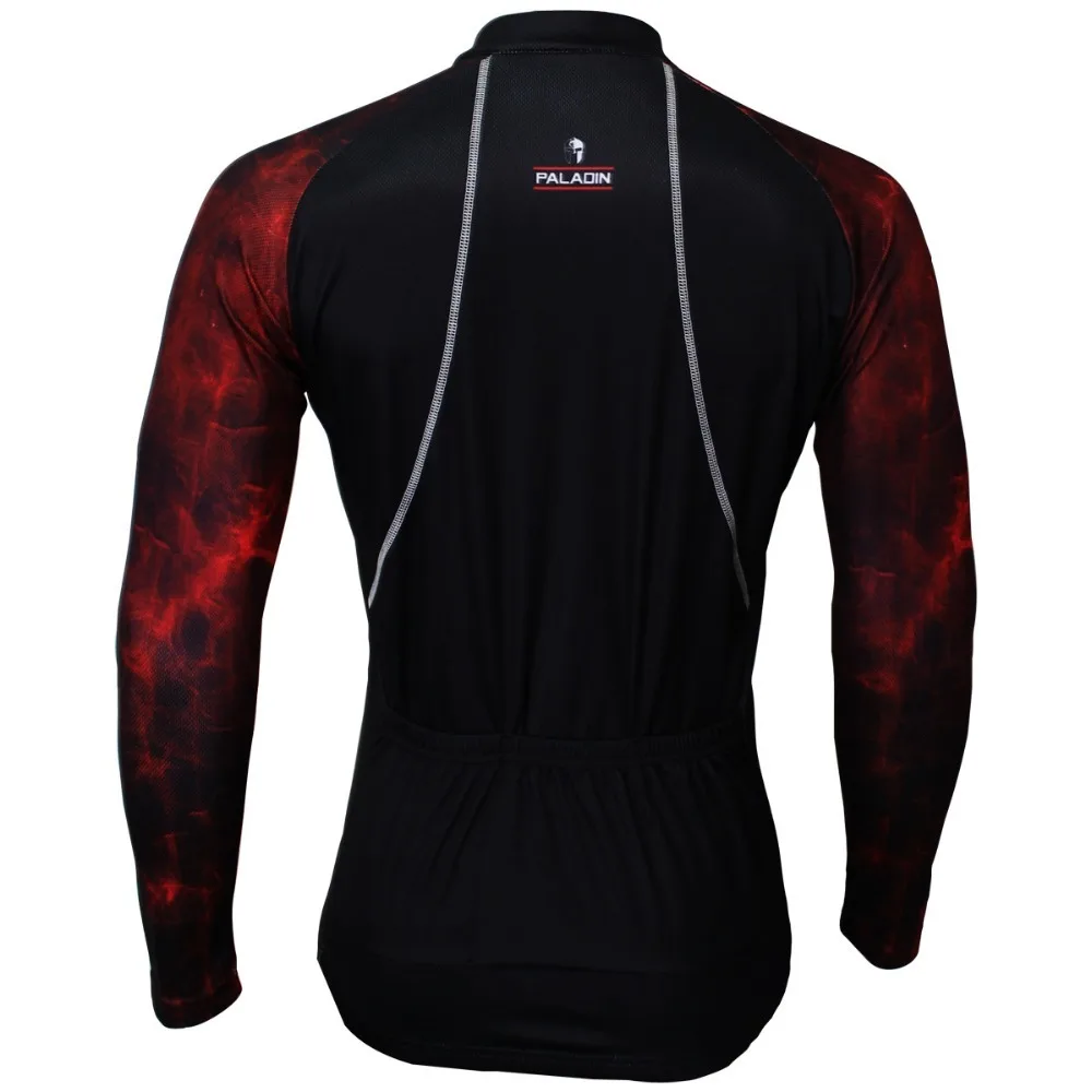 ILPALADINO Autumn Winter Jerseys Men Long Sleeve Bicycle Jersey Mountain Bike Clothing Fleece keep warm Cycling | Спорт и