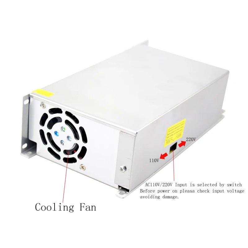 Импульсный источник питания 24v ac dc 25A 600W transformador de 220v 24V Светодиодный для