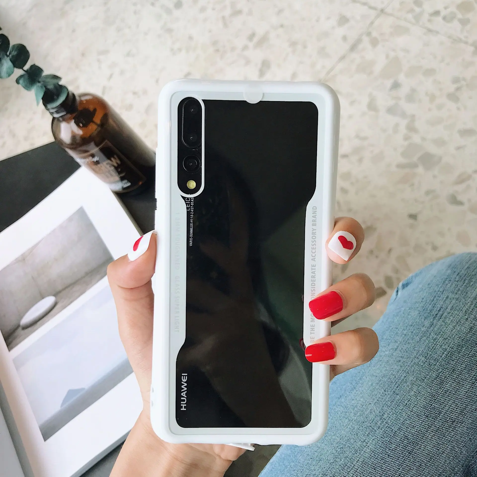 Transparent Acrylic Case for Huawei Mate 20 P20 Lite Pro 10 Soft Silicone Frame Clear Full Back Cover Honor 8X Y9 2018 |