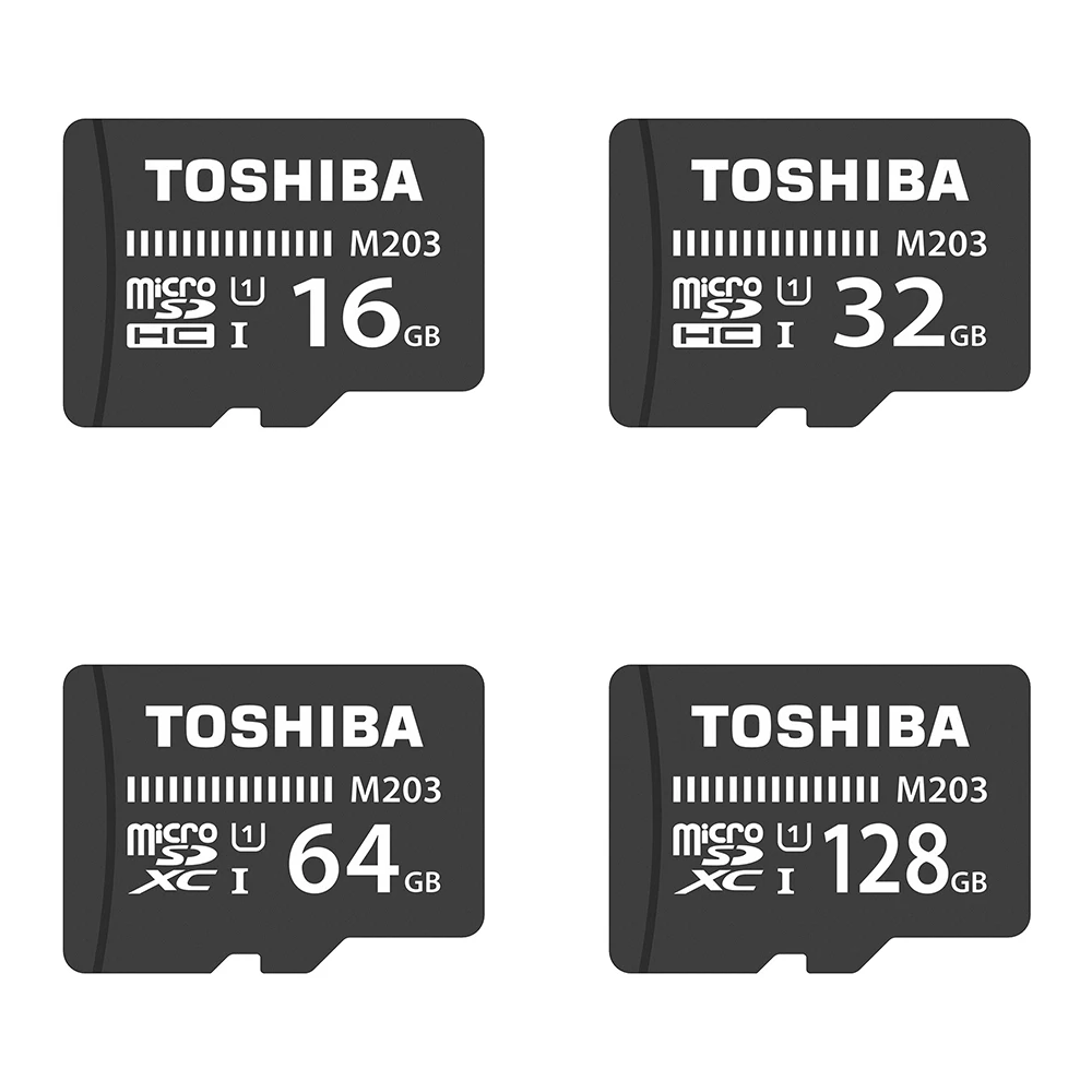 Карта памяти TOSHIBA M203 100 МБ/с. 128 Гб 64 ГБ 32 16 MicroSDXC SDHC U1 Class10 FullHD TF карта для Android |