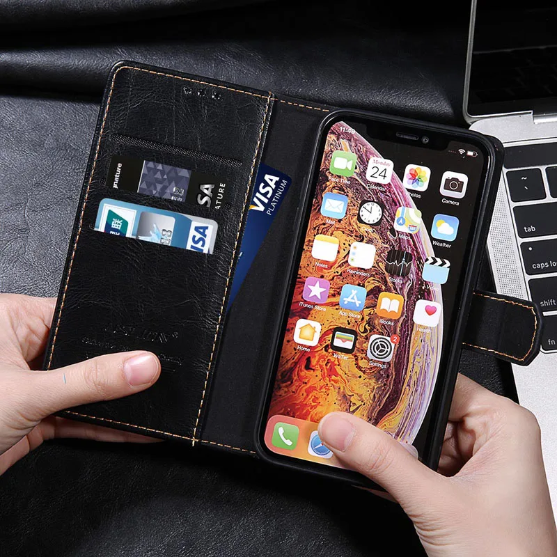 Чехол USLION из искусственной кожи для iPhone XS Max XR X чехол-кошелек с подставкой и
