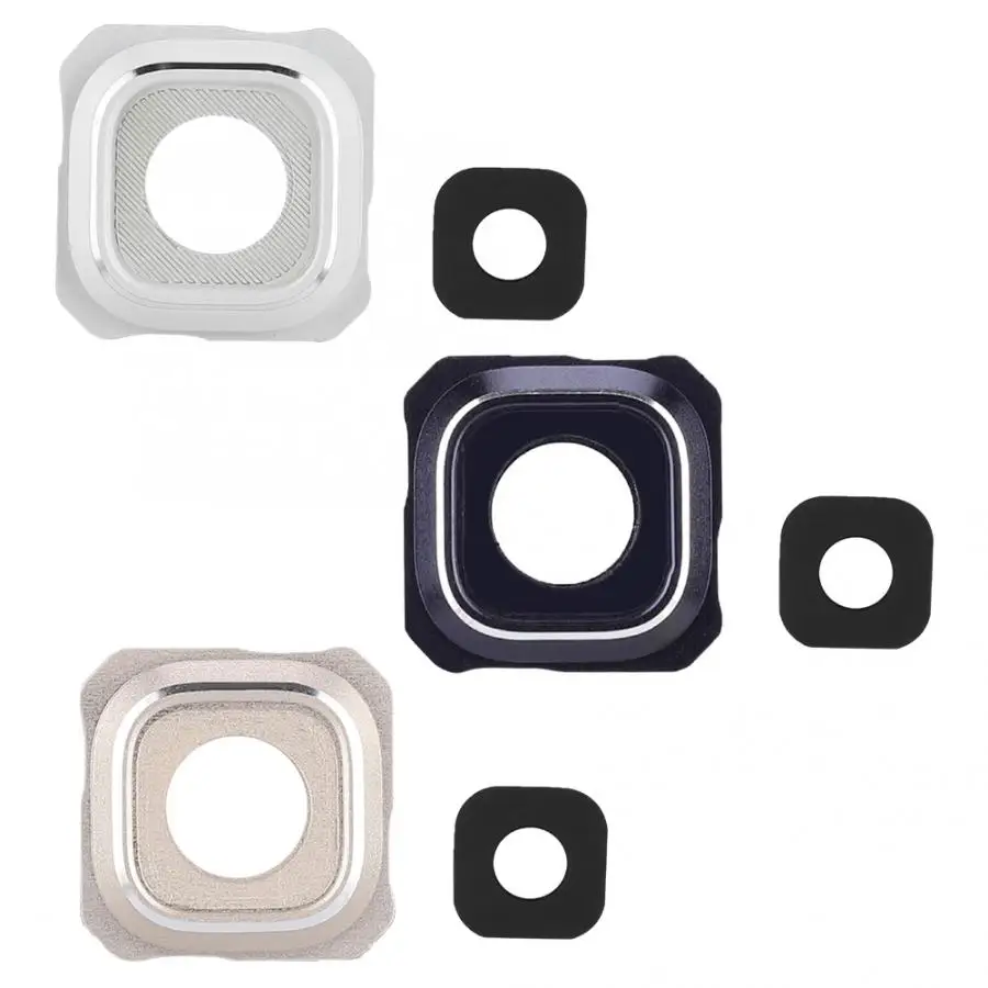 2 шт. стеклянный объектив для мобильного телефона + рамка Samsung Galaxy S6 G920