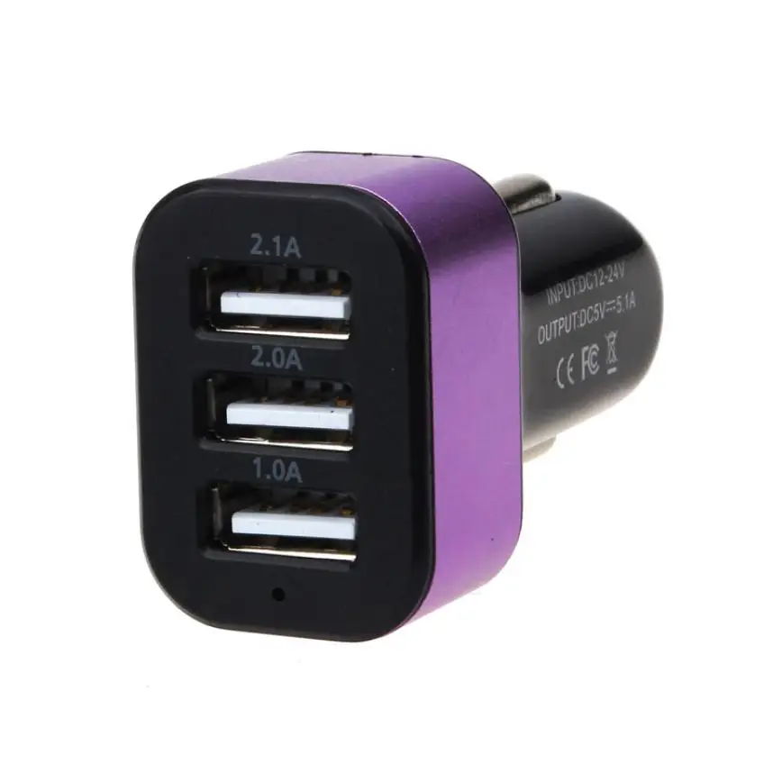 3 портовый USB зарядное устройство адаптер 1 мини автомобиль грузовик аксессуары