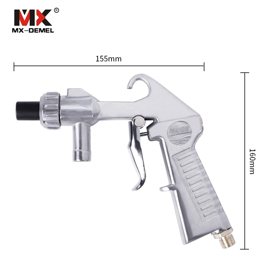 High Quality Abrasive Air Sand 1 Ceramic Nozzle Steel Suction Pipe Industrial Sandblaster Gun Blasting Kit | Инструменты