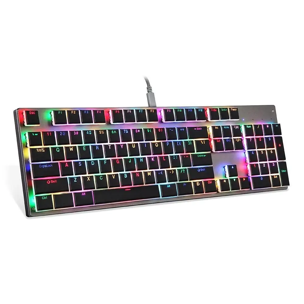 Motospeed CK94 NKRO Супер тонкая механическая клавиатура USB Проводная RGB подсветка