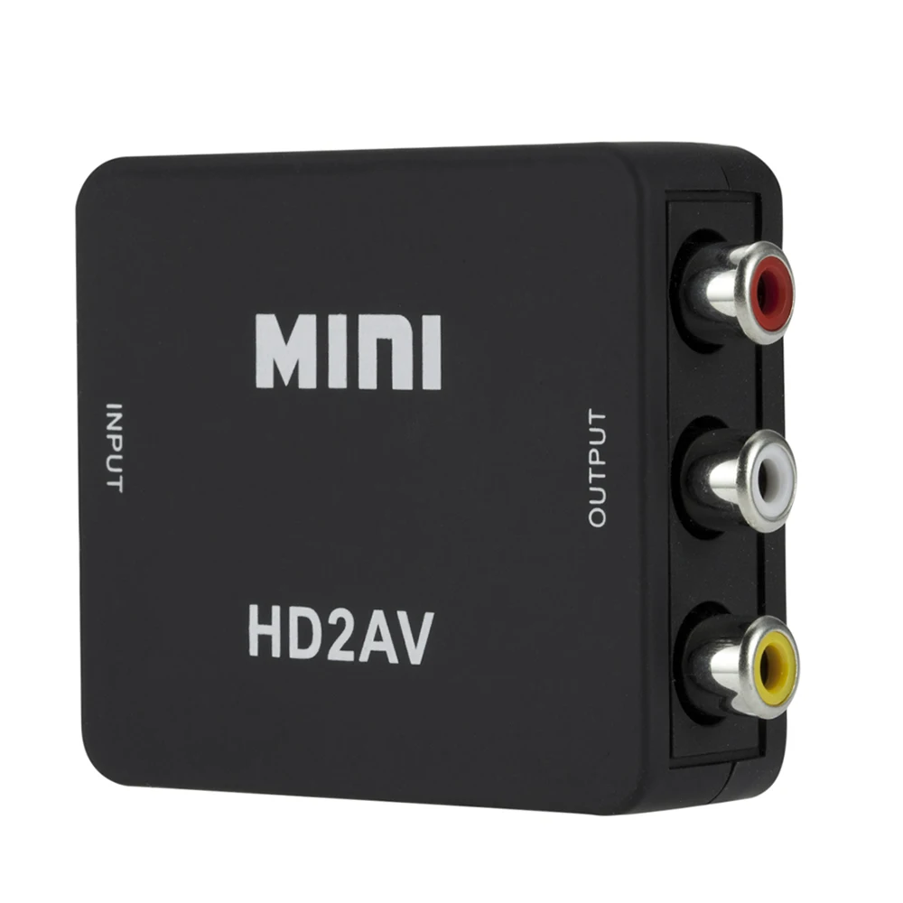 Универсальный цифровой аудио переключатель коробка HD в AV RCA преобразователь
