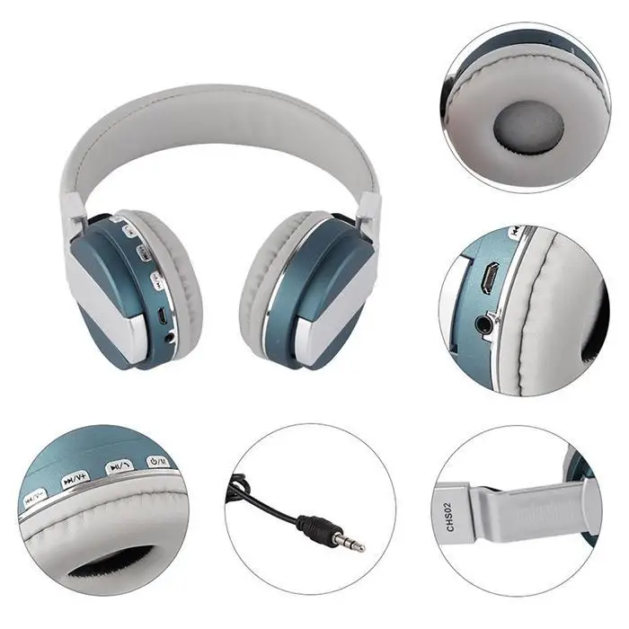 Стерео Bluetooth гарнитура беспроводная карта многофункциональная черный золотой