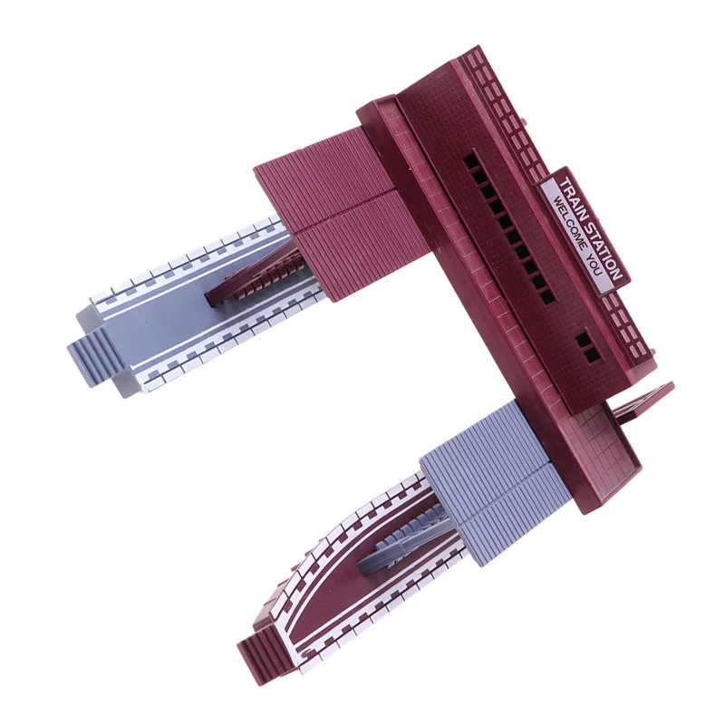 1 * пластиковая модель железнодорожной станции масштабное здание 1: 87