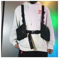 fashion chest rig for men waist bag ins streetwear functional walkia tactical hip hop shoulder bag crossbody bags men canvas bag