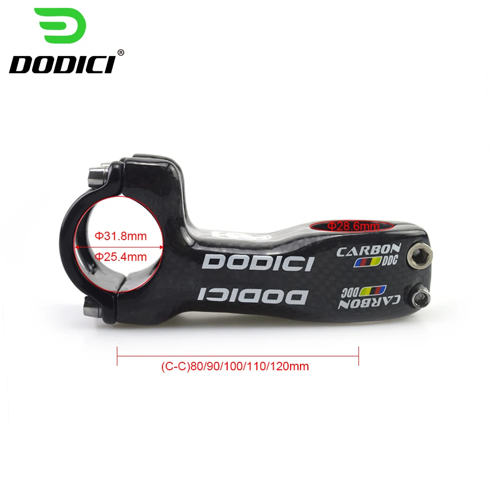 2017 new full carbon fiber stem road / mountain bike riser bicycle 25.4 or 31.8mm Fork Clamp 28.6mm 70/80/90/100/110/120mm|bicycle 25.4|bicycle