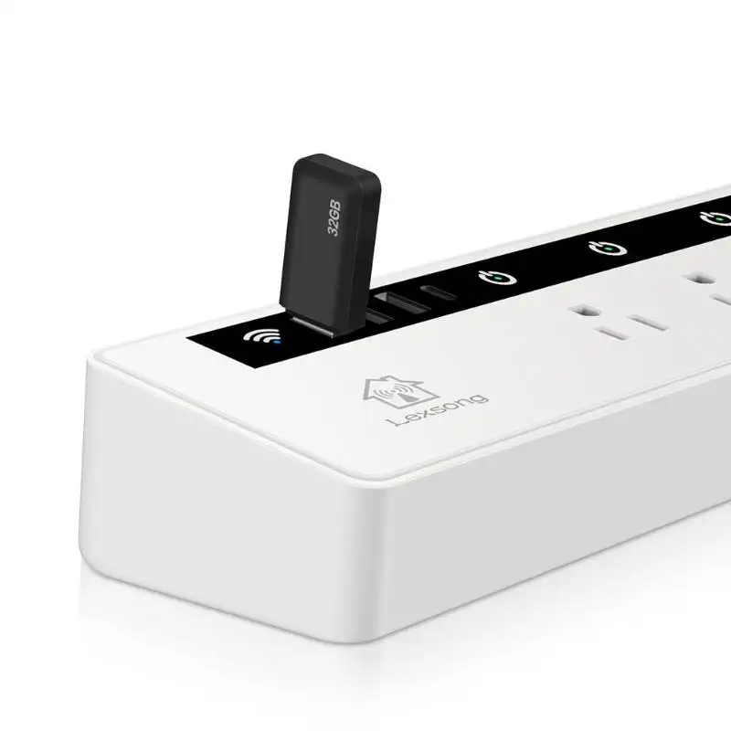 Высокое качество беспроводной WIFI умная розетка 4 порта 3xusb 1xType C приложение