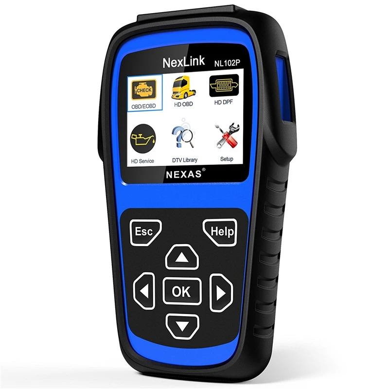 NEXAS 2018 Новый NL102PLUS OBD/EOBD считыватель кодов диагностический сканирующий инструмент