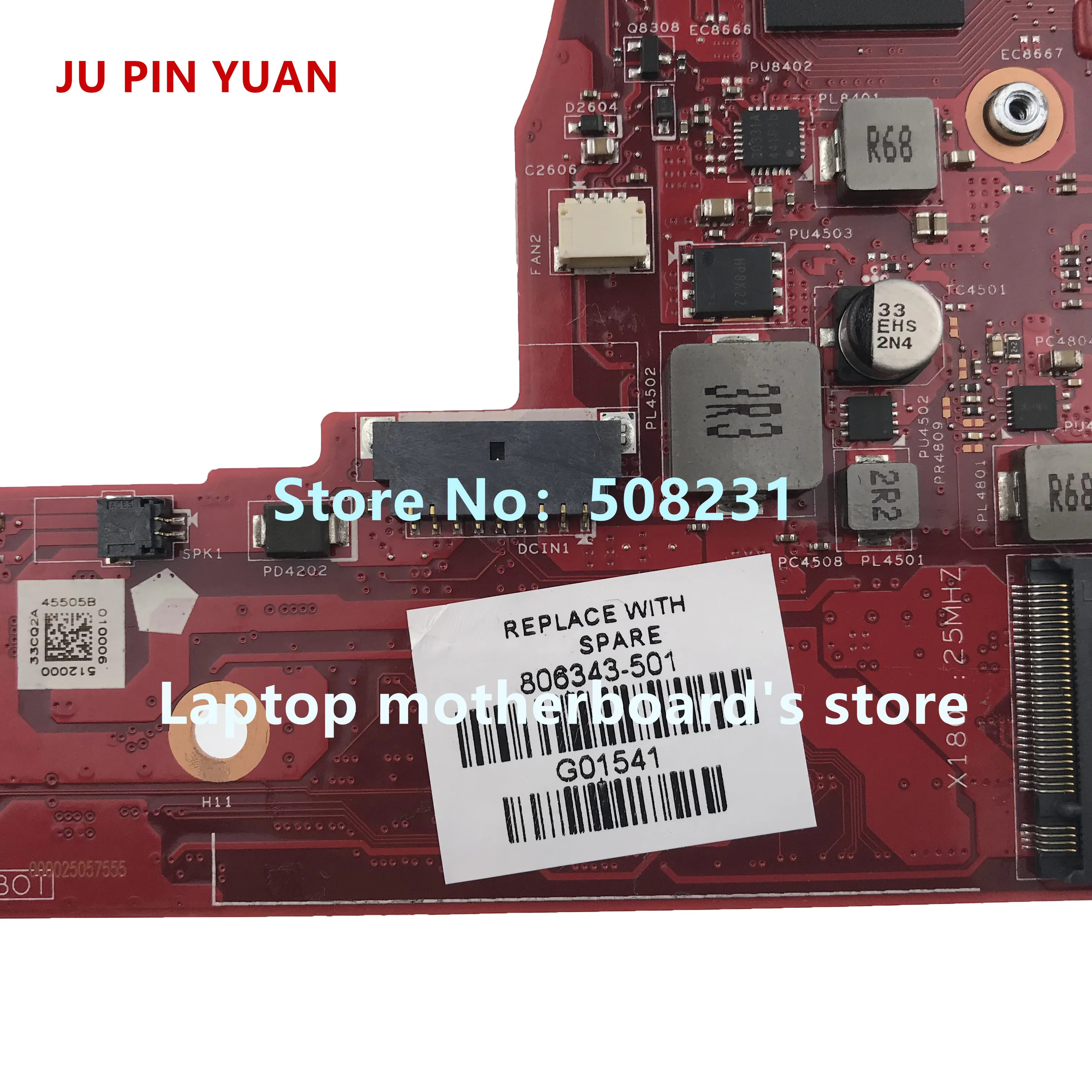 806343-601 806343-501 для ноутбука HP OMEN 15-5000 15T-5200 материнская плата i7-4720 8 Гб HM87 полностью