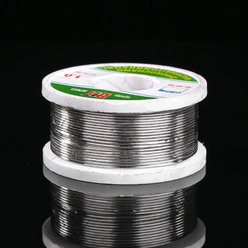 Оловянная проволочная свинцовая припоя 100 г/рулон 0,8 мм/1,0 мм/1,5 мм/2,0 мм Бессвинцовая Оловянная Серебряная припоя сварочные провода для сварочных плат