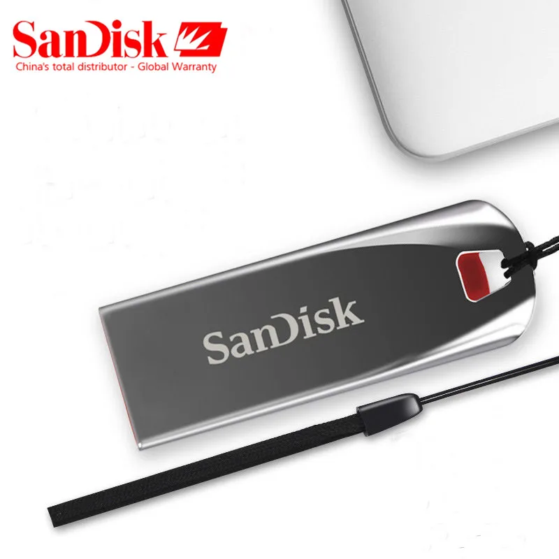 SanDisk CZ71 USB флеш-накопитель 2 0 64 ГБ 32 16 8 флеш-накопители поддержка официальной