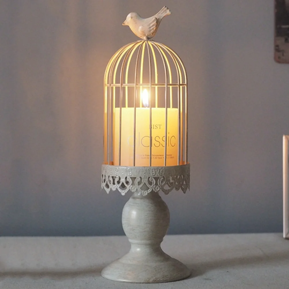 Свадебный подсвечник настольная клетка украшение Винтаж железный подарок дома