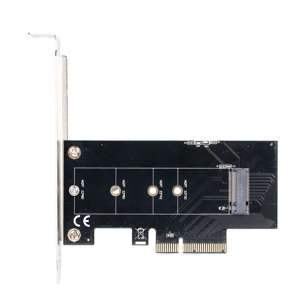 PCIe NVME M.2 M Key NGFF SSD к PCIE 4X адаптер карта преобразователь Pci-e для PCI-E (NGFF) 2230 2242 2260 2280 |