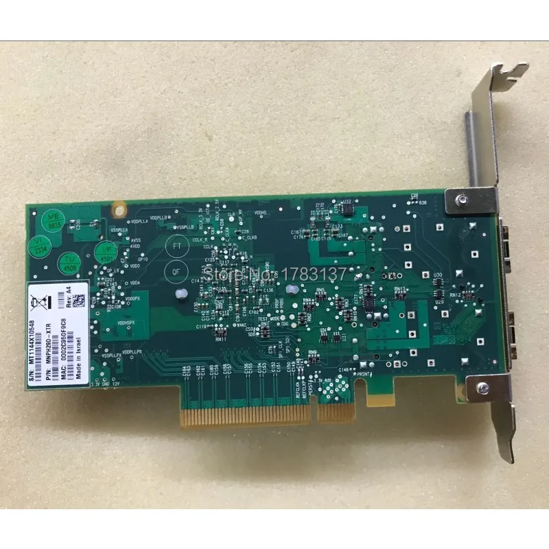 Бесплатная доставка Φ 10Gbe ETHERNET двойной порт SFP + 5.0gt/S проверено рабочее состояние |