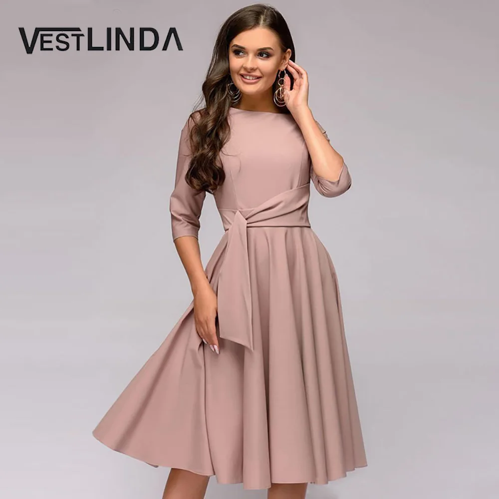 Женское платье трапециевидной формы VESTLINDA элегантное облегающее на День святого