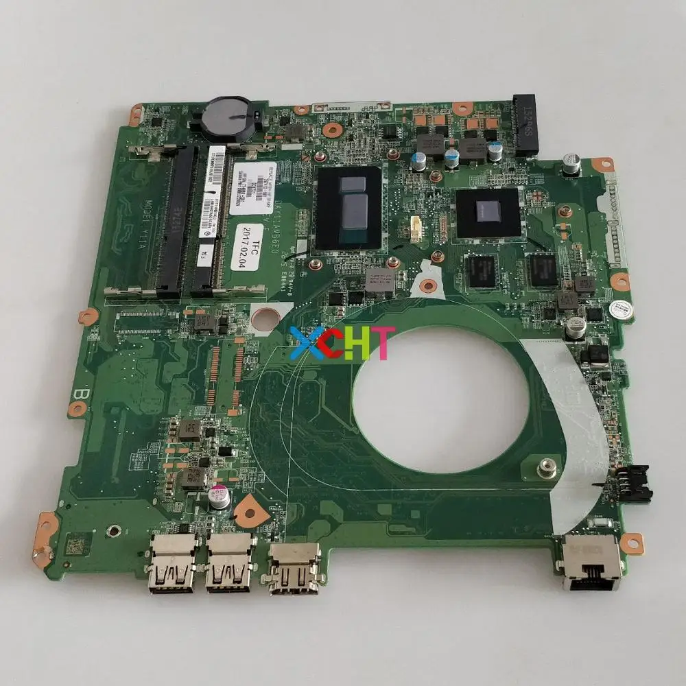 767412-501 767412-001 DAY11AMB6E0 w 840M/2GB GPU i7-4510U CPU для HP 17T-F000 ноутбук ПК материнская плата |