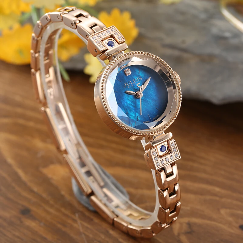 Часы Julius женские кварцевые в японском стиле модные дамские часы модель браслет