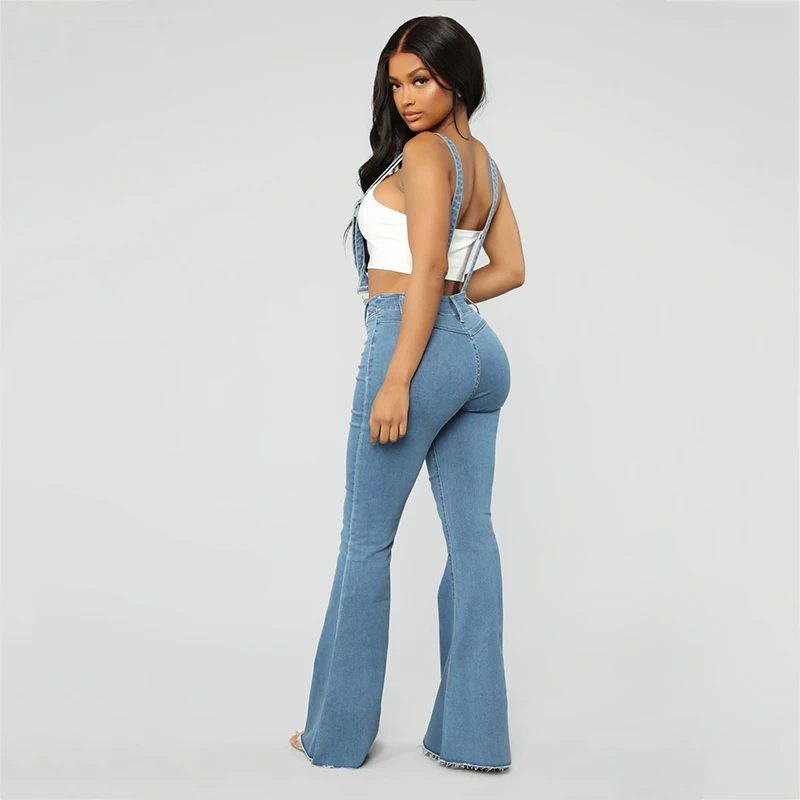 Фото Chrleisure Denim Jeans Womens High-waist Wide Leg Women 2019 Sping Summer Pocket New For Женская одежда Chrleisure Denim Jeans Womens High-waist Wide Leg Women 2019 Sping Summer Pocket New For Женская одежда