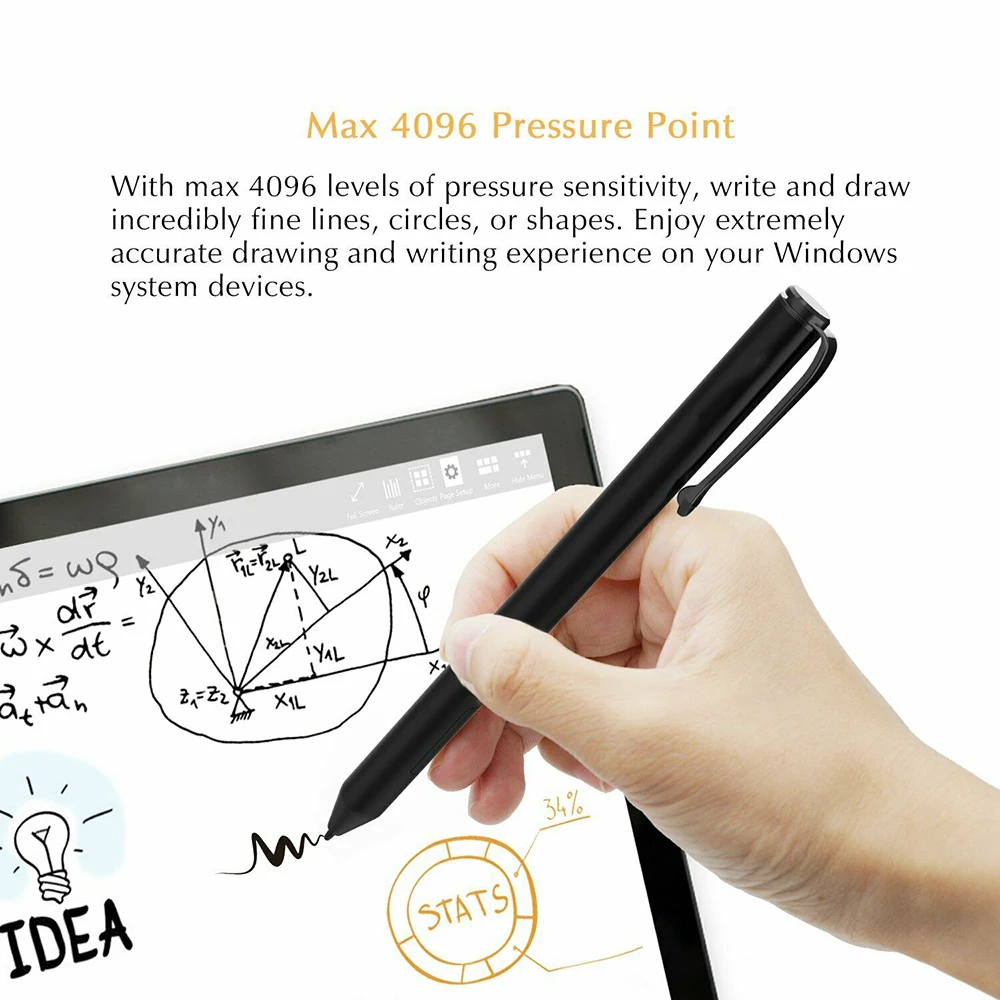 Стилус 4096 для Microsoft Surface 3 Pro 4 5 6 Go Book|Стилусы планшетов| |