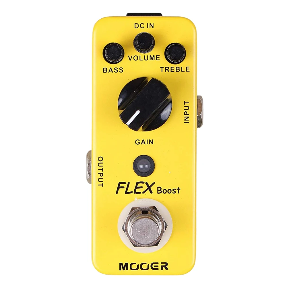 Mooer Full Metal Shell Effects Wide Gain Range Flex Boost Guitar Effect Pedal True Bypass | Спорт и развлечения
