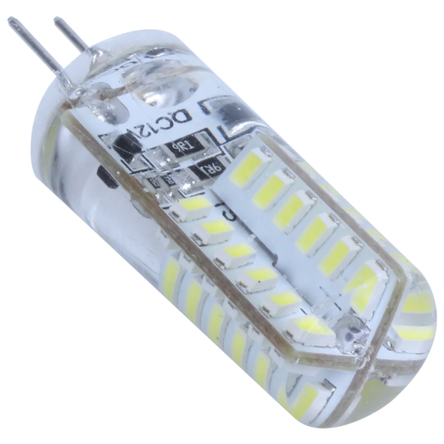 10 шт. G4 3 Вт светодиодный светильник лампа 3014 SMD DC 12V 6000 7000K холодный белый