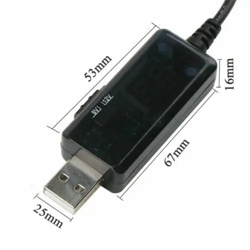 Разъем питания USB провод для прикуривания 5 в Шаг до 9 В/12 В преобразователь