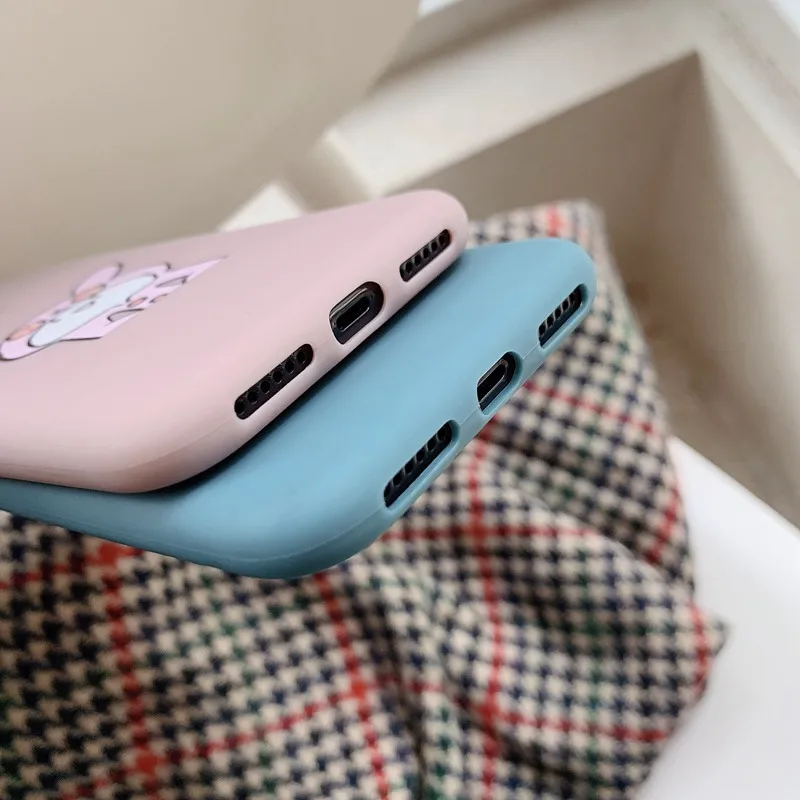 Stelllife милый мультяшный динозавр чехол для iPhone X XS Max XR забавные парные Чехлы IPhone8 6s 7