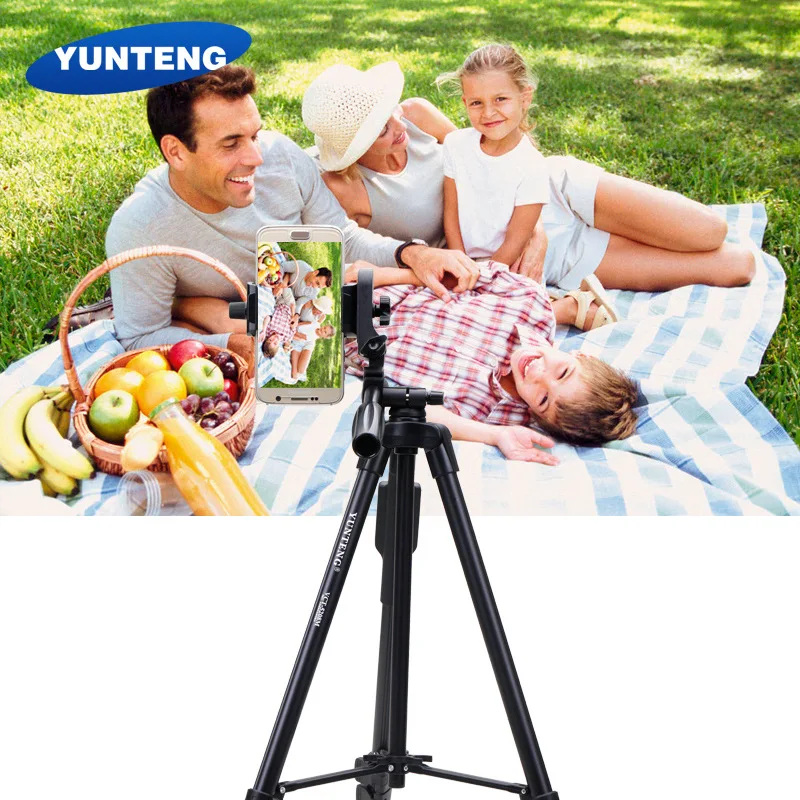 Tripod for Mobile Phone Micro-SLR Camera with Remote Control Selfie Rod Wireless Aluminum Alloy | Электроника