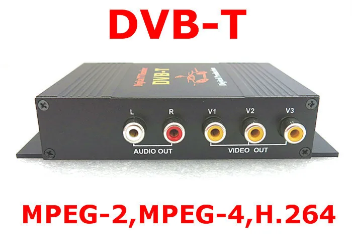 DVB T автомобиль 140 200 км/ч HD MPEG 4 2 чип две антенны Автомобильный цифровой ТВ тюнер