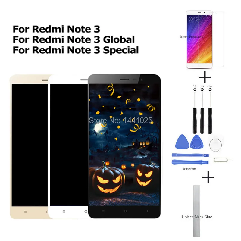

ЖК-дисплей и рамка IPS качества AAA для Xiaomi redmi note 3, ЖК-сенсорный экран, черный, белый, золотой экран дисплея, замена 150 мм