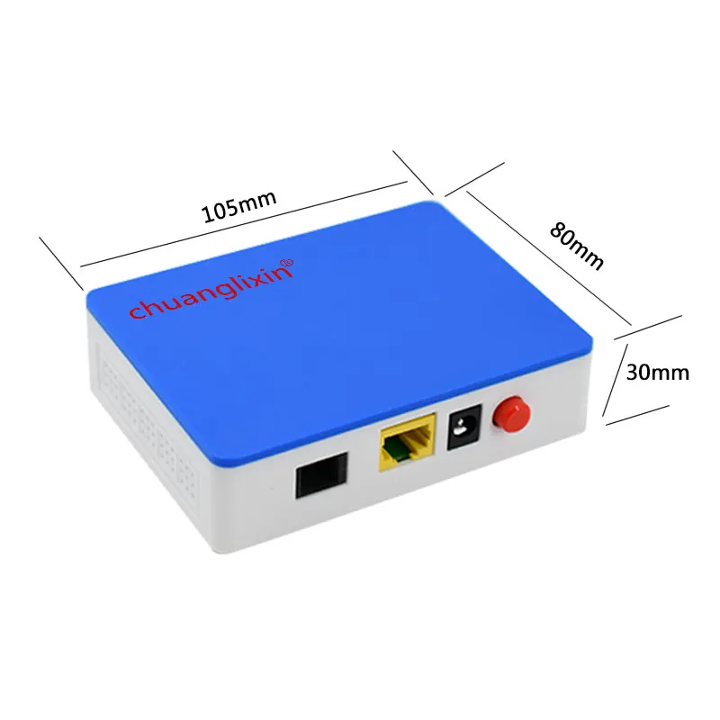 CHUANGLIXIN GPON ONU маршрутизатор 1GE ONT 1 порт одиночный LAN OLT 25G Gpon волокно для дома FTTB