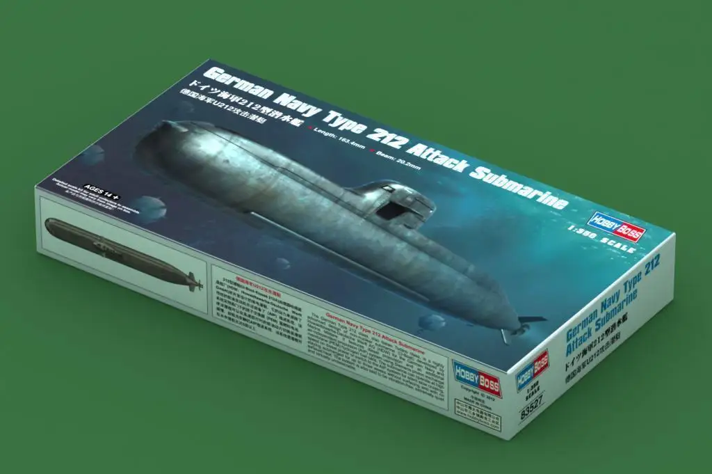 Hobbyboss 83527 1/350 немецкий морской Тип 212 атакционная подводная лодка наивысшего
