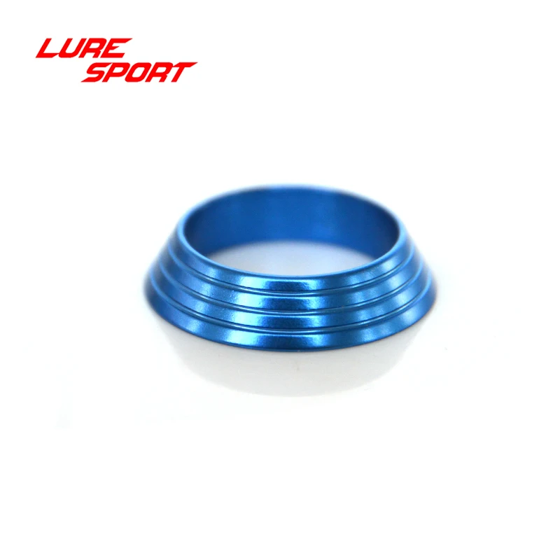 

LURESPORT 6pcs wind Check Aluminum Ring with Lines Fishing Rod Building Component Repair Fishing rod DIY Accessory