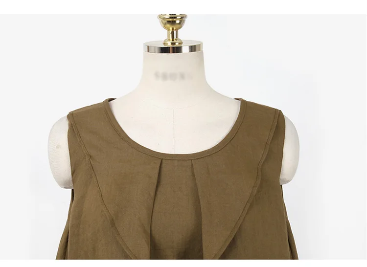 

SuperAen New 2020 Spring and Summer Sleeveless Tank Women Solid Color Wild Casual Female Cotton Casual Clothes