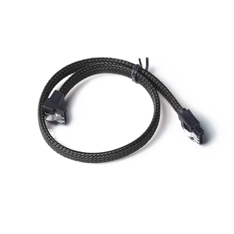 50 см SATA 3 0 III SATA3 7pin кабель для передачи данных под прямым углом 6 ГБ/сек. кабели SSD