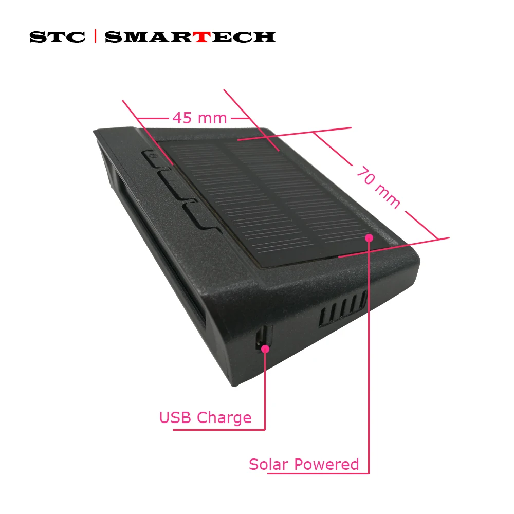 SMARTECH TPMS Солнечный автомобильный датчик давления в шинах с ЖК дисплеем система